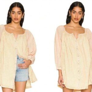 We The Free Cream Tunic Top